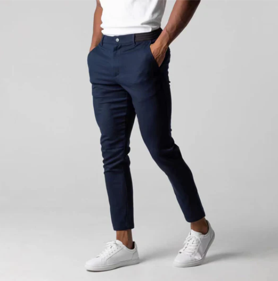 Drune | Ejecutivo Slim Fit Businesshose Mit Stilvollen Details, Komfort Und Klasse