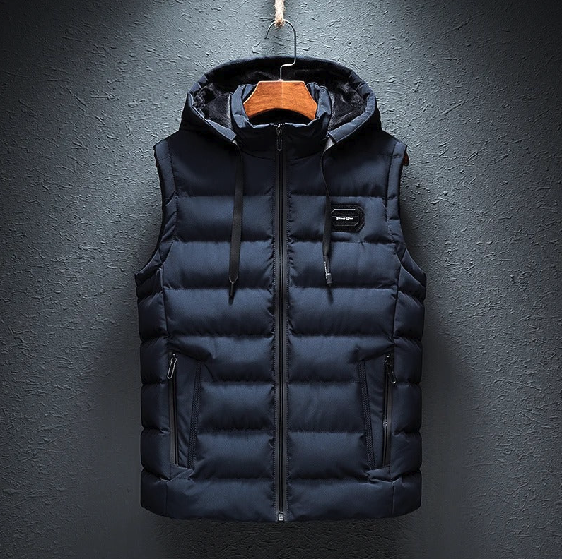 Drune | gesteppte Outdoor Hoodie Weste