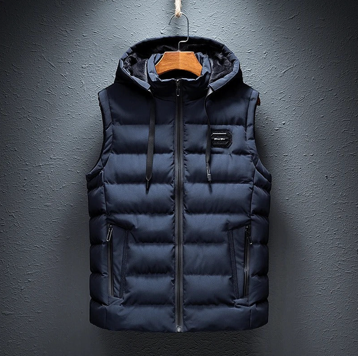 Drune | gesteppte Outdoor Hoodie Weste
