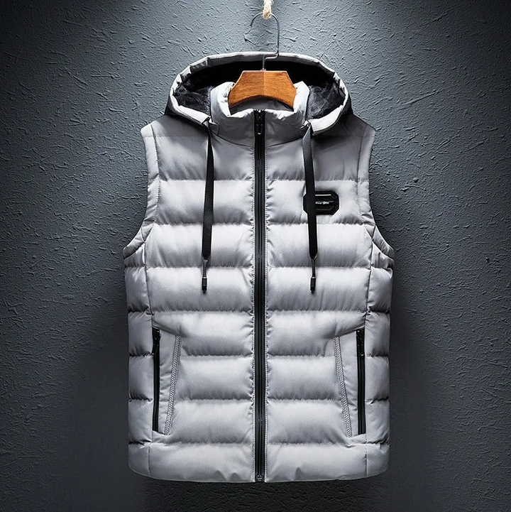 Drune | gesteppte Outdoor Hoodie Weste
