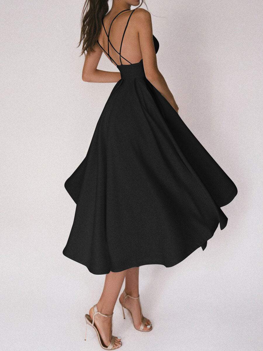 Drune | Dress - Stylish dress with V-neck for a Bohemian look