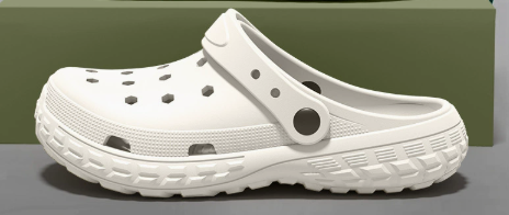 Herren-Clogs mit Belüftungslöchern und rutschfester Gummisohle