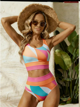 Drune | Brook Side Farbblock Bikini-Set