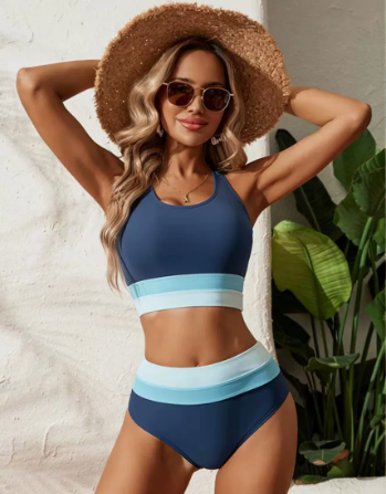 Drune | Brook Side Farbblock Bikini-Set