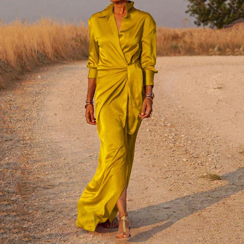 Drune | Elegantes Sommerkleid mit Wickelausschnitt für Damen