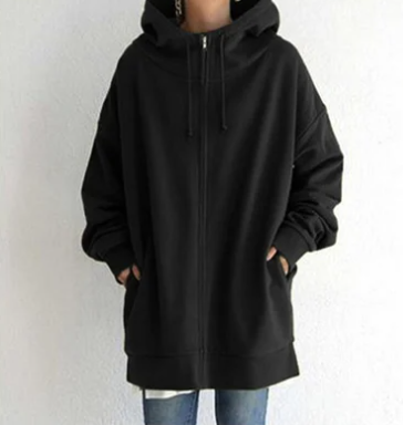 Drune | Damen-Hoodie mit Reißverschluss für Herbst/Winter