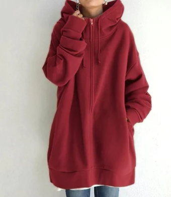 Drune | Damen-Hoodie mit Reißverschluss für Herbst/Winter