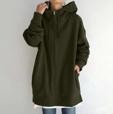 Drune | Damen-Hoodie mit Reißverschluss für Herbst/Winter