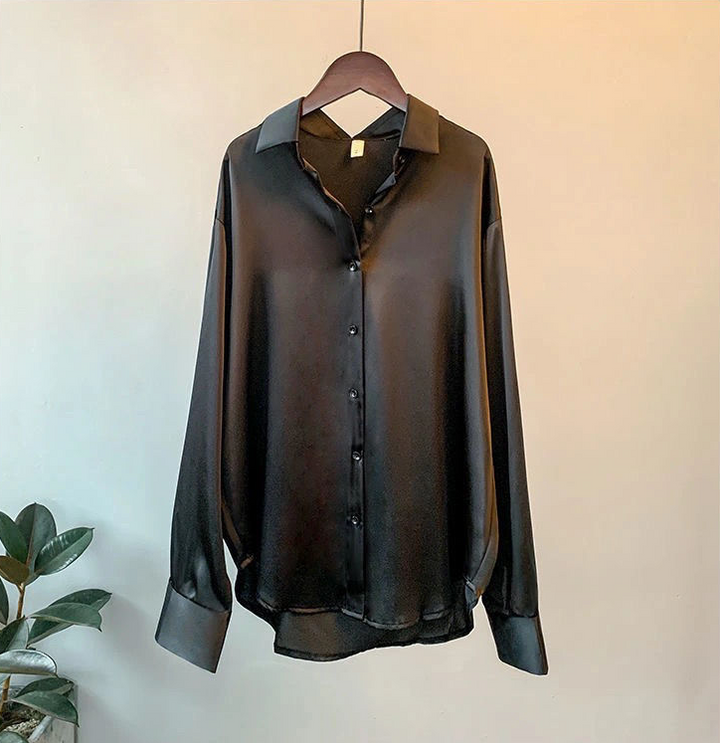 Drune | Luxe Schicke Bluse Aus Seide