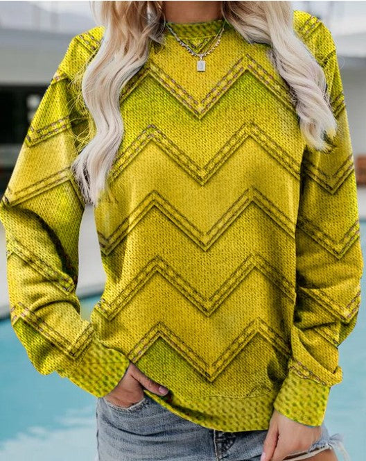 Drune | GEOMETRISCHES KASCHMIR-SWEATSHIRT