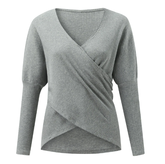 Drune | Damen Pullover mit Kreuzdetail