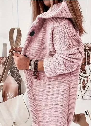Drune | Lockere Kapuzenjacke mit langen Ärmeln