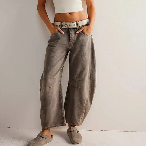Drune | Hohe Taille Vintage-Jeans für Damen