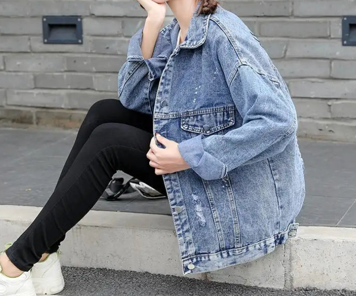 Drune | Jeansjacke mit coolem Design MM Mouse Woman