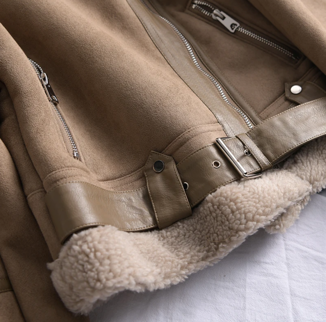 Drune | Spitzenlederjacke für Frauen