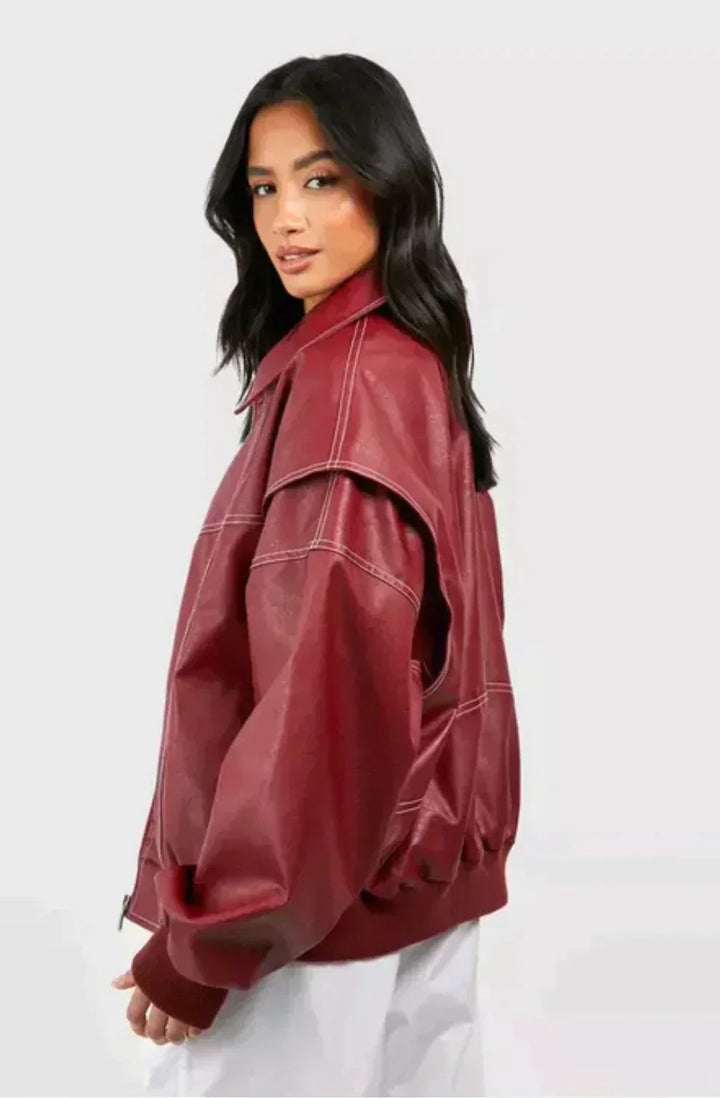Drune | Übergröße Herbst Lederjacke