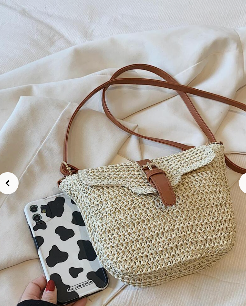 Drune | Schultertasche mit Lederriemen