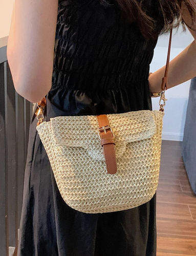 Drune | Schultertasche mit Lederriemen