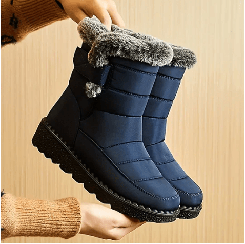 Drune | Stiefeletten Steppdesign Futter Aus Fell Wetterbeständig Rutschfeste Sohle