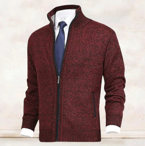 Drune | Eleganter Und Bequemer Strickjacke Mit Kragen Für Herren