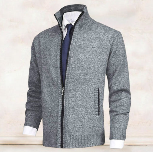 Drune | Eleganter Und Bequemer Strickjacke Mit Kragen Für Herren