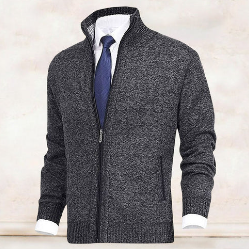 Drune | Eleganter Und Bequemer Strickjacke Mit Kragen Für Herren