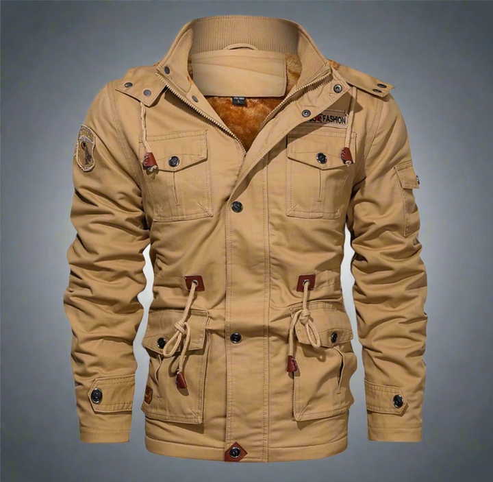 Drune | Warme Herren Winterjacke Mit Futter