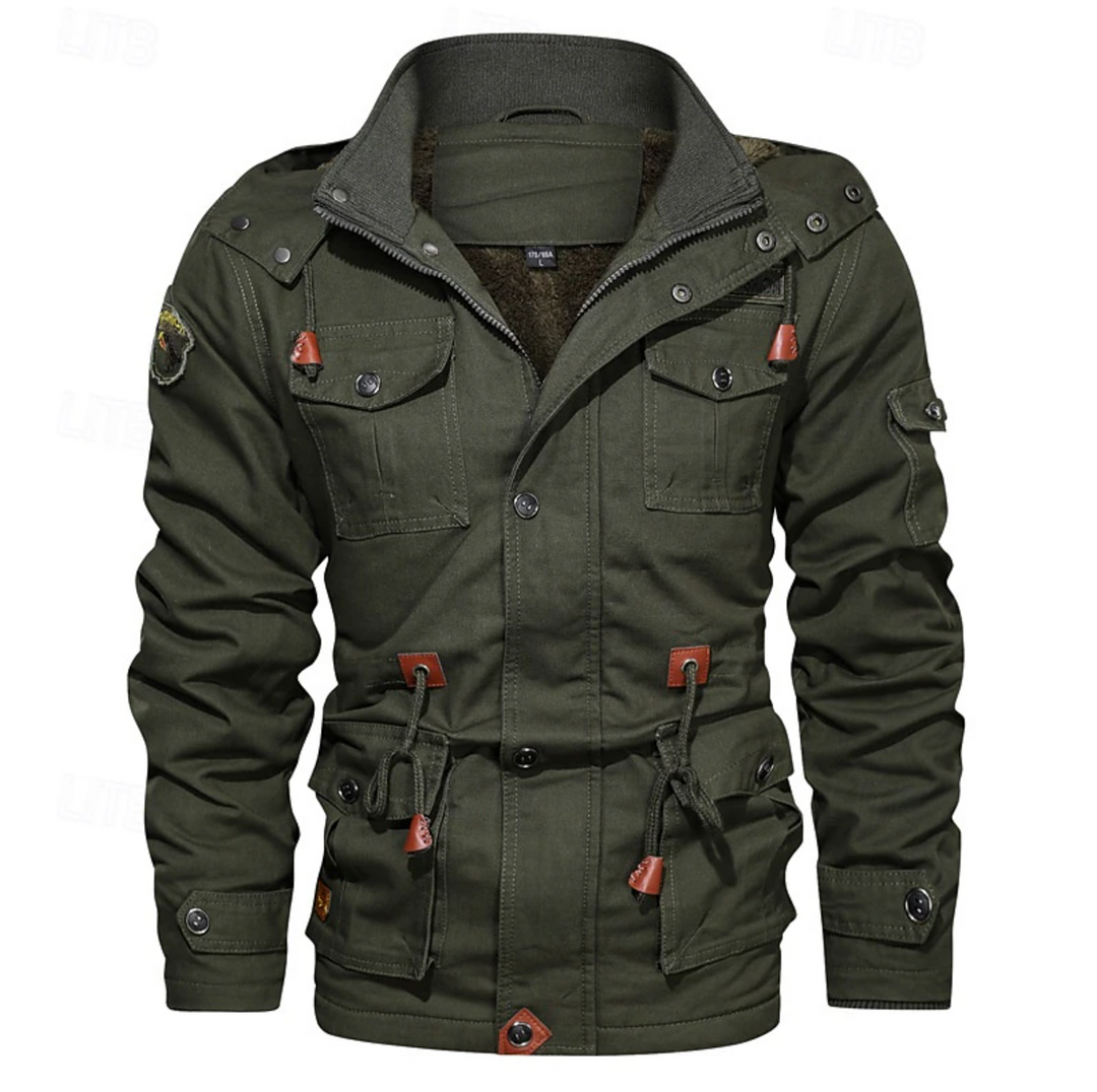 Drune | Warme Herren Winterjacke Mit Futter
