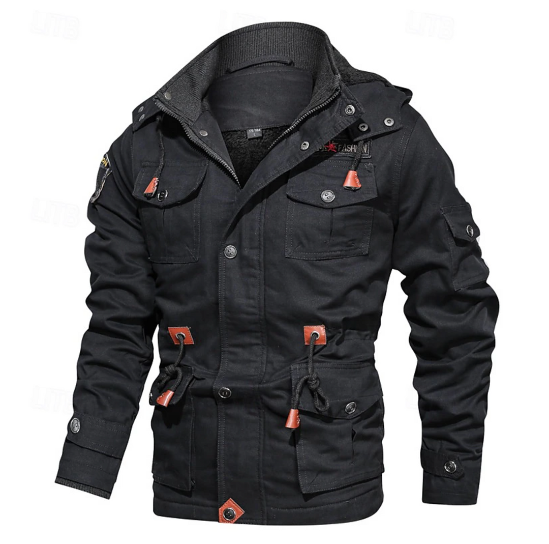 Drune | Warme Herren Winterjacke Mit Futter