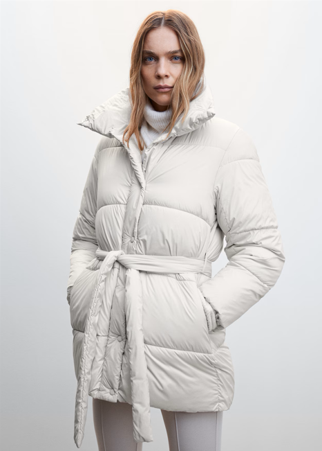 Drune | Pufferjacke Damen Normale Passform Warmer Schutz Essentielle Eleganz