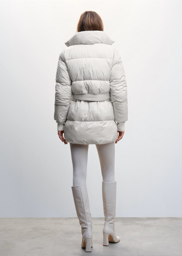 Drune | Pufferjacke Damen Normale Passform Warmer Schutz Essentielle Eleganz