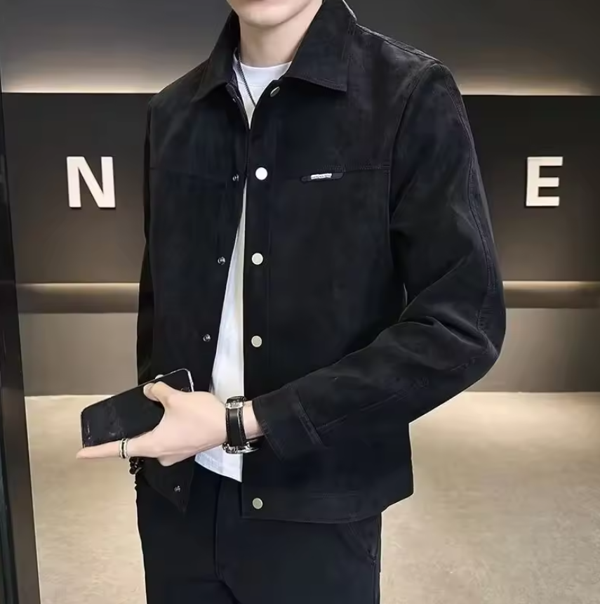 Drune | Stylish Zipper Leather Jacket