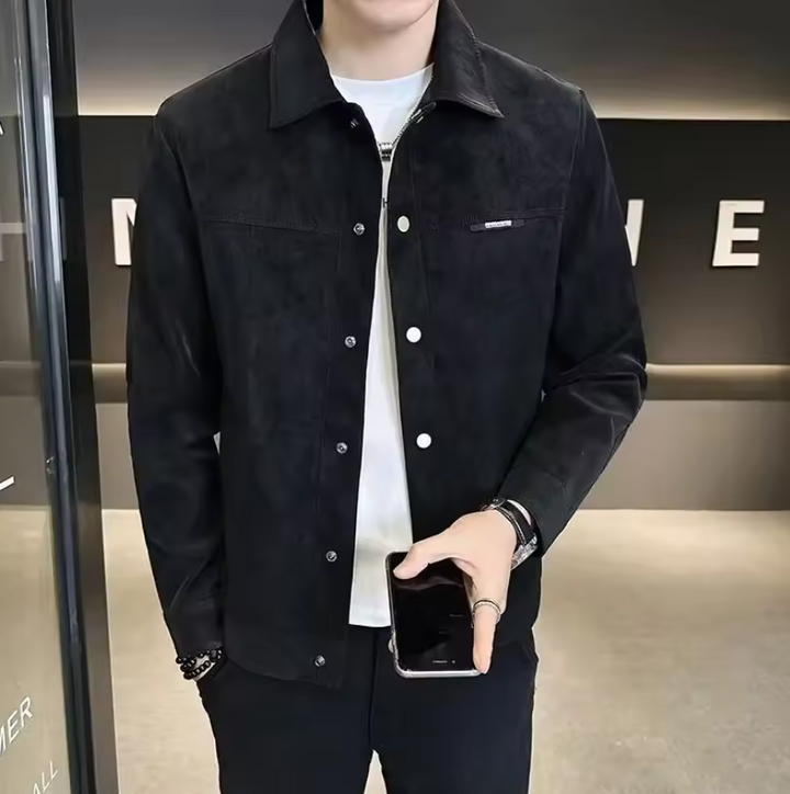 Drune | Stylish Zipper Leather Jacket