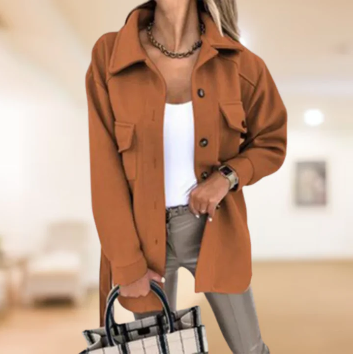 Drune | Damen-Trenchcoat Warm und Stilvoll für Den Winter