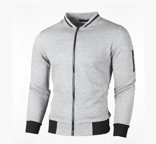 Drune | herren-sweatshirt mit reißverschluss und stehkragen