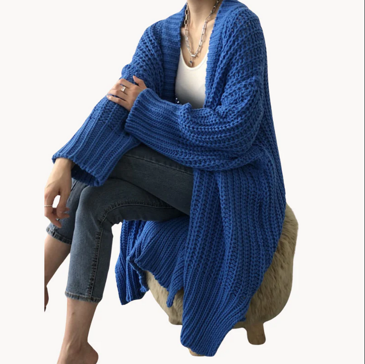 Drune | Stilvolle Lange Damen-Strickjacke