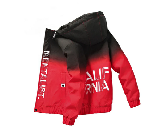 Drune | herren-ubergangsjacke mit ombre-motiv