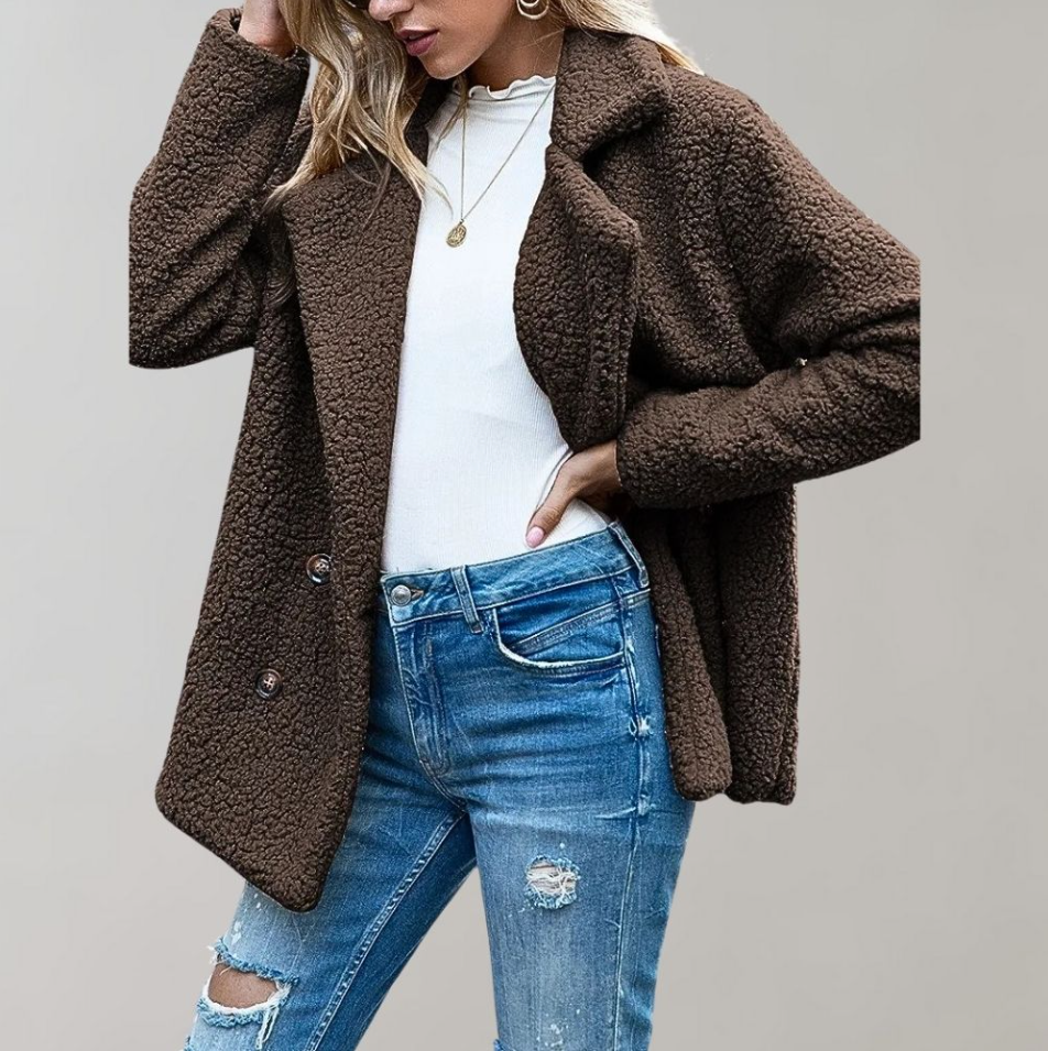 Drune | Warme und Flauschige Damenjacke