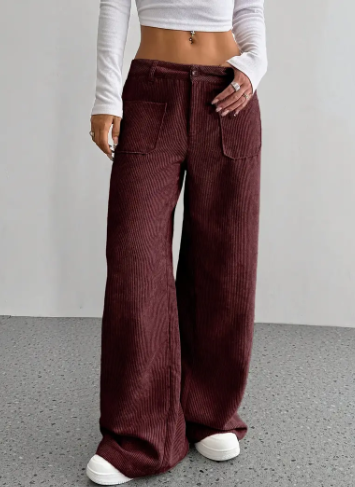 Drune | Corduroy Weite Beinkleider