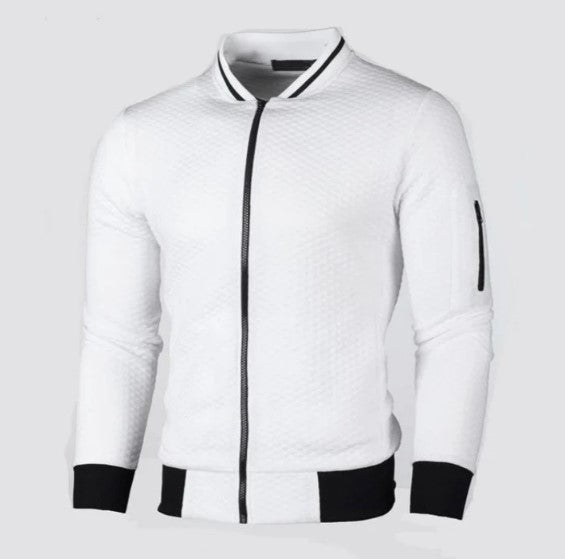 Drune | herren-sweatshirt mit reißverschluss und stehkragen