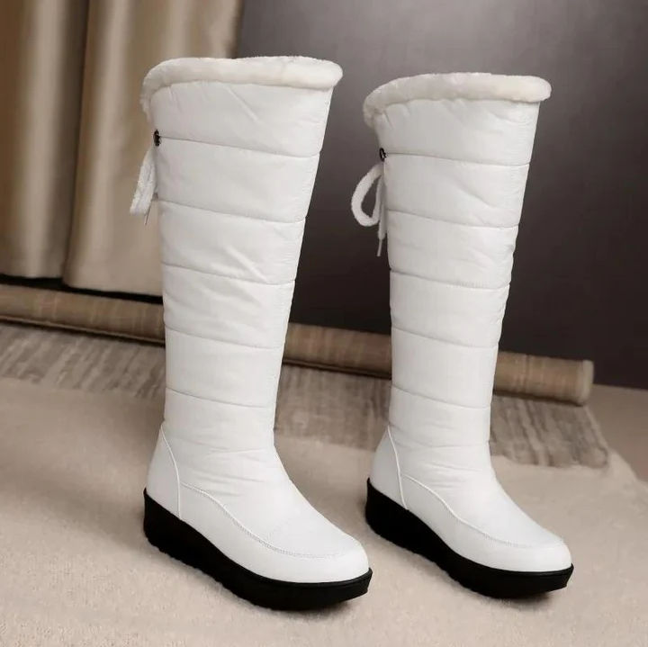 Drune | winterstiefel - pelzgefütterte kniehohe schneestiefel für frauen