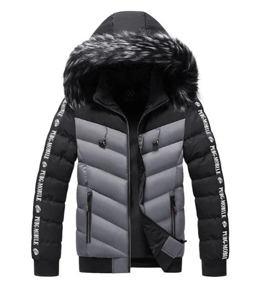 Drune | zweifarbige winterjacke für herren