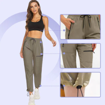 Drune | Leichte, Schnell Trocknende Cargo Wanderhose Für Frauen
