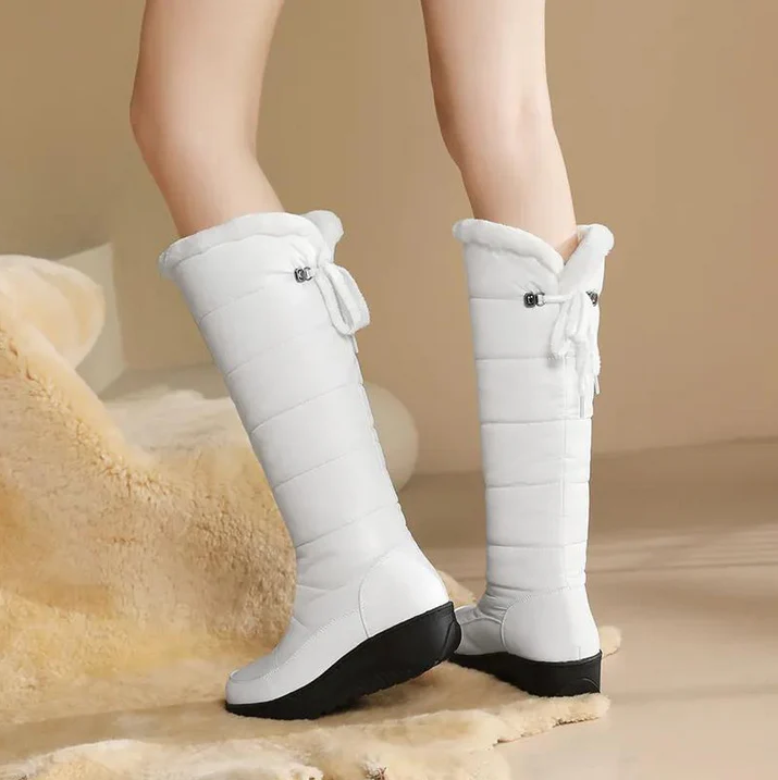 Drune | winterstiefel - pelzgefütterte kniehohe schneestiefel für frauen