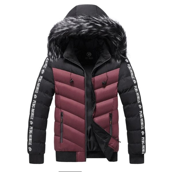 Drune | zweifarbige winterjacke für herren