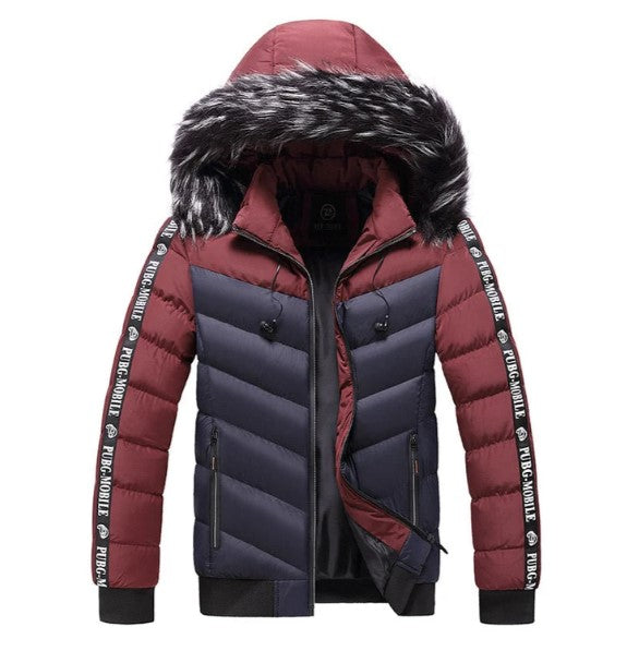 Drune | zweifarbige winterjacke für herren