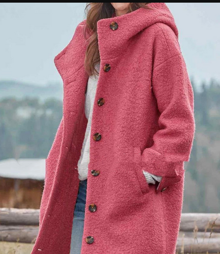 Drune | Lässiger Lange Mantel für Damen | Stilvoll und Bequem