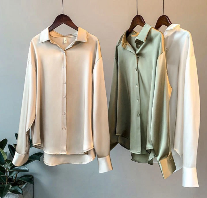 Drune | Luxe Schicke Bluse Aus Seide