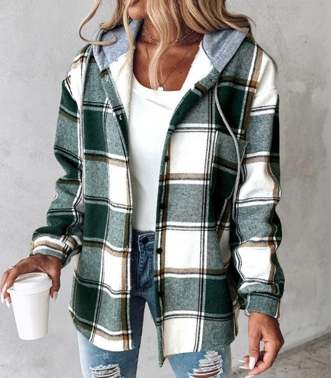 Drune | Damen bedruckte Kapuzenjacke