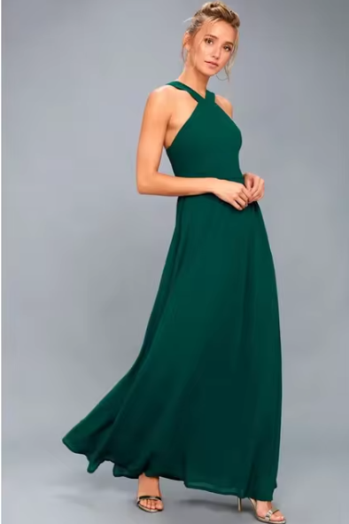 Drune | Luxus Langes Kleid Mühelose Lässige Eleganz für Jeden Anlass